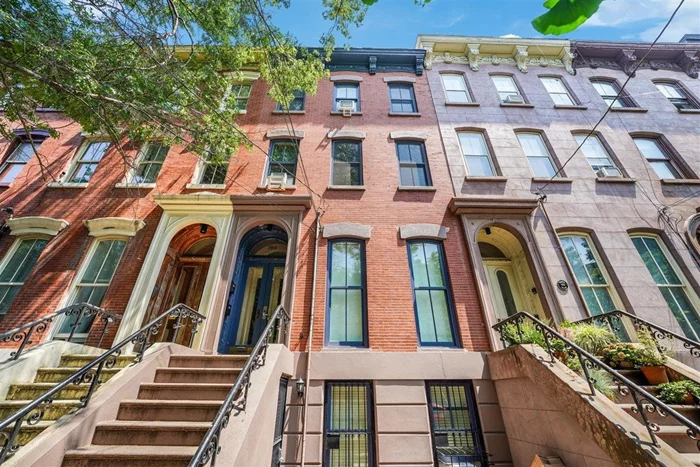 Welcome home to this stunning brownstone in Downtown Jersey City! This spacious one-bedroom apartment is flooded with natural light, creating a warm and inviting atmosphere. The open living and dining area features a charming skylight, perfect for brightening up your day. Enjoy the convenience of an in-unit washer and dryer. Street parking is very easy to find! Located close to major transportation (bus/grove path train), shops, restaurants and parks. This apartment offers the ideal combination of comfort and convenience. Heat, Hot water, Water, Gas and sewer paid by the landlord. Tenant pays for electricity. Furniture is included for an additional cost (optional). Don't miss out on this exceptional opportunityschedule your showing now while it's still available!