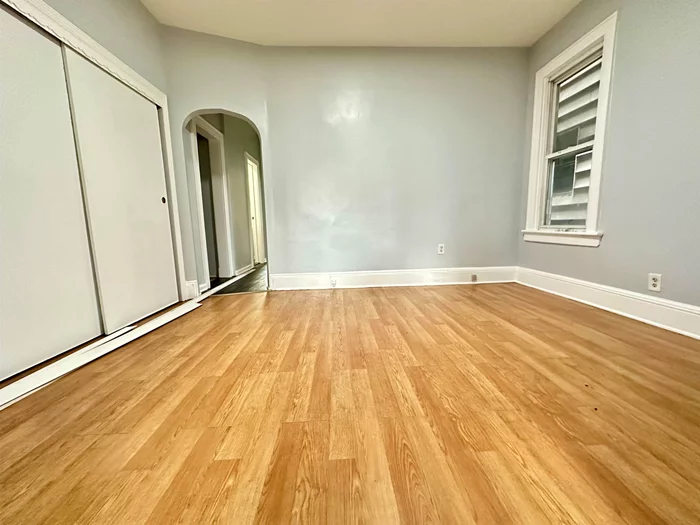 Newly renovated 2-bed, 1-bath apartment available for rent! Featuring a brand-new kitchen and bathroom, this unit offers ample storage closets and a private backyard. Located in a prime area, it's just a short walk to the PATH train. Don't miss out on this fantastic opportunity!