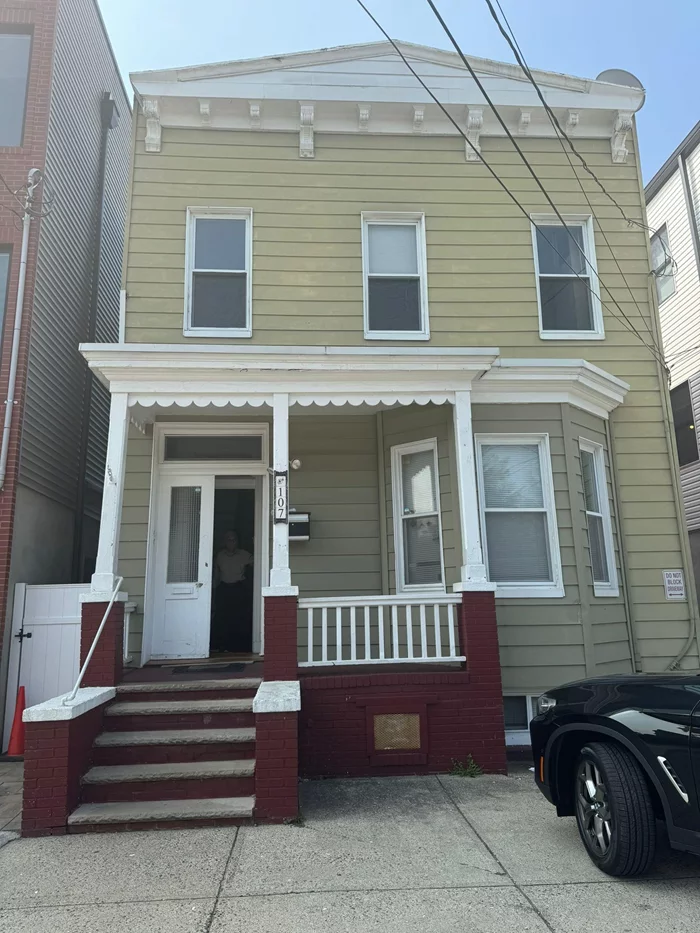 Nice location!! spacious kitchen area with a room for your dining table, a lot of cabinets, well maintained hardwood floors, 3 bedrooms, 1 bathroom, 1 parking space included, close to all major public transportation, (Path, bus, Lincoln and Holland tunnel), schools, restaurants, stores and more!!