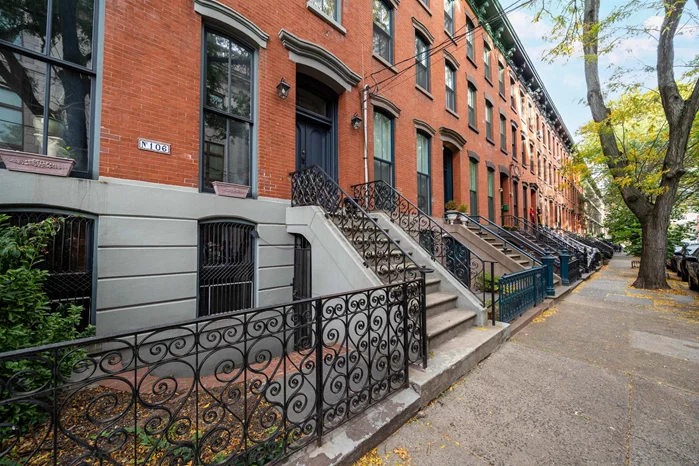 This lovely 2 bed, 1 bath home is in an elegant owner-occupied brownstone on one of the most picturesque tree-lined blocks in historic Van Vorst Park. The apartment is immaculately maintained and offers tons of charming details like original decorative fireplaces, parquet oak floors with mahogany inlay, and historical arched windows & moldings. There is plenty of living space with lots of closets and generously proportioned rooms. There are two nicely sized bedrooms at opposite sides of the home; the front bedroom would make an incredible home office with light filtering in all day long through south facing windows, while the rear bedroom makes for a quiet and private sanctuary. A clean, white kitchen and impeccably maintained bathroom help to make this a picture perfect home! The unit includes shared use of the lush backyard with a grill. The location could not be better! You are literally 2 blocks from Grove St. Station and the vast array of shops and restaurants of downtown Jersey City, and 1 block from the jewel of the neighborhood - Van Vorst Park itself. Pets are subject to landlord approval. Heat and hot water included.