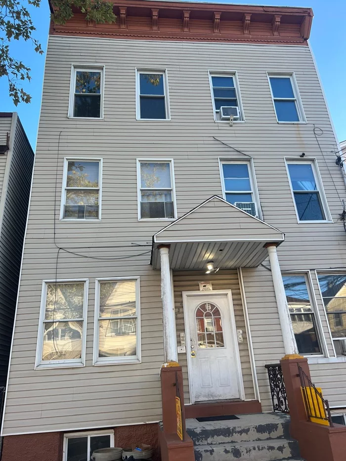 2 bedrooms apartment on the 3rd floor of a 6 family. Heat & hot water are not included in rent. Utilities are not included in rent. Steps to Kennedy Boulevard Journal Square and NY buses. One and one-half months' rent for the security deposit.