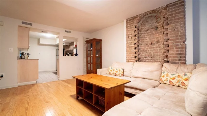 Welcome home to this ground level 1 bedroom/ 1 bathroom unit located in the coveted Hamilton Park neighborhood. This spacious home boasts a large living area with hardwood floors, exposed brick, washer/dryer and storage located in the basement. Conveniently located in the heart of downtown Jersey City and close to the PATH, restaurants, playground and dog run make this the perfect place to call home.