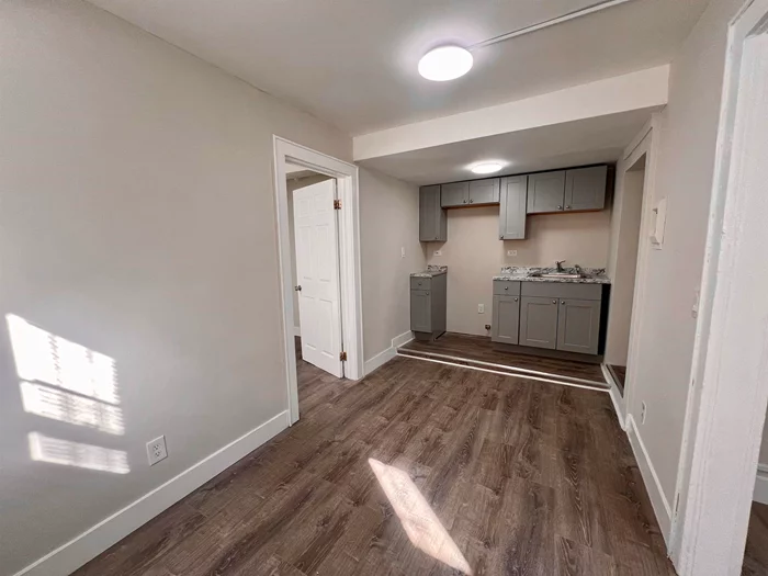 Newly updated spacious 1 bedroom apartment with a separate kitchen and living room. Large Bathroom. Windows in every room. Located on the ground level. Heat and hot water included.  Brand new laundry room in the building. Close to NYC Transportation, Seton Hall University and All Major Highways. Schedule a showing today!