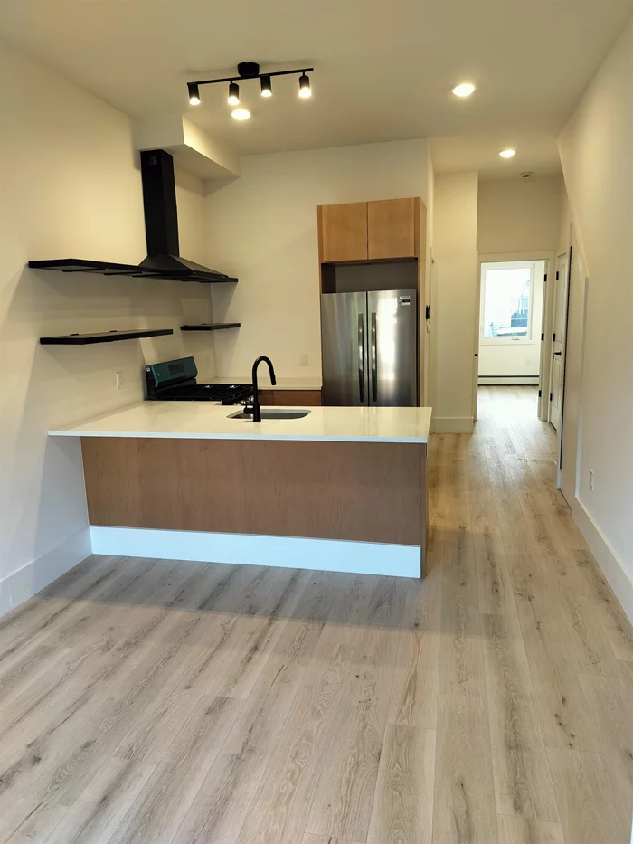 ***NEWLY RENOVATED APARTMENT***Be the first to live in this elegantly modern home located on Palisade Avenue in the Red Hot Jersey City Heights. Great open layout, with high ceilings and tons of storage. NYC transportation just outside the bldg. via NJ Transit or only about 15 minutes to the PATH train. Rent this before someone else does!