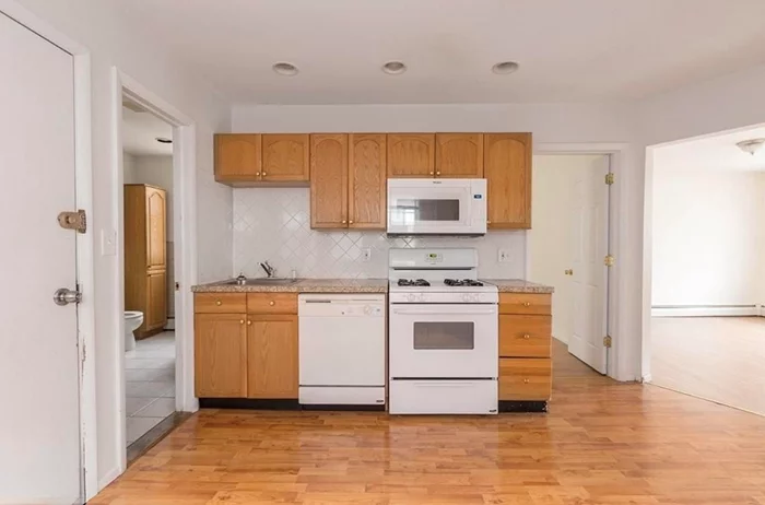 Welcome to this lovely well maintained 2 bedroom apartment. Natural lighting fills up in every room! Kitchen is updated and features all appliances such as built in microwave refrigerator oven range gas and dishwasher. Inquire today