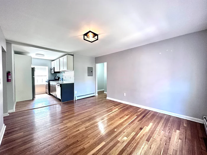 1 bed 1 bath with a PARKING SPOT INCLUDED IN JERSEY CITY WB This large updated apartment features stainless steel appliances, large living room, 1 bedroom and 1 bathroom. Washer and dryer in building and 1 parking spot included. Close to transportation and stores! Inquire today