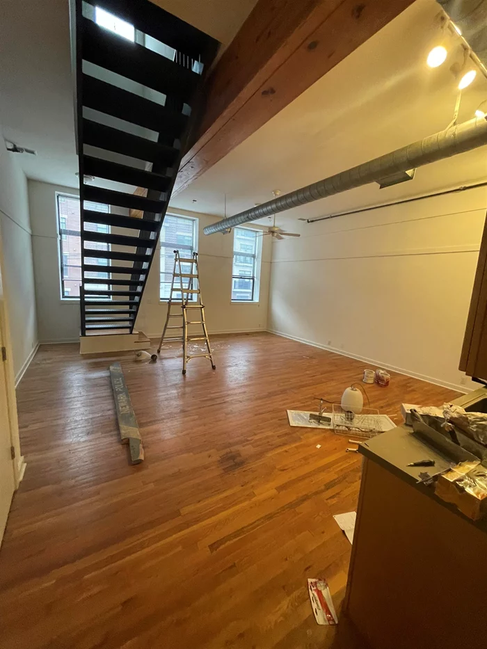 This 2 Bedroom, 1 Bathroom duplex features Large Living Spaces & High Vaulted Ceilings, Hardwood Floors throughout and central AC! The building has an elevator and renovated laundry rooms. Located near Hoboken football and track field, Columbus Park, ShopRite, and much more. Available for a 2/1 move in! Parking available $250/month. Pets ok w/ LL approval & nonrefundable pet fee. *Housing choice vouchers welcome