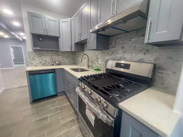 Conveniently located across from a main bus stop and a 5 minute walk to the NJT Light Rail. Completely renovated second floor apartment with spacious living room/dining room. 2 bedrooms and 1 bathroom. All new appliances in the apartment including a full size washer dryer. Good credit and verifiable income is required. Available now. Tenants pay all utilities.