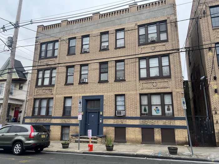 Spacious and sunny apartment located above ground on 1st floor. Lots of windows, renovated and nice size space to call home. Large bedroom has a full length closet.  Very nice, renovated kitchen. Move in ready. Very close to 78 and access to Liberty State Park.