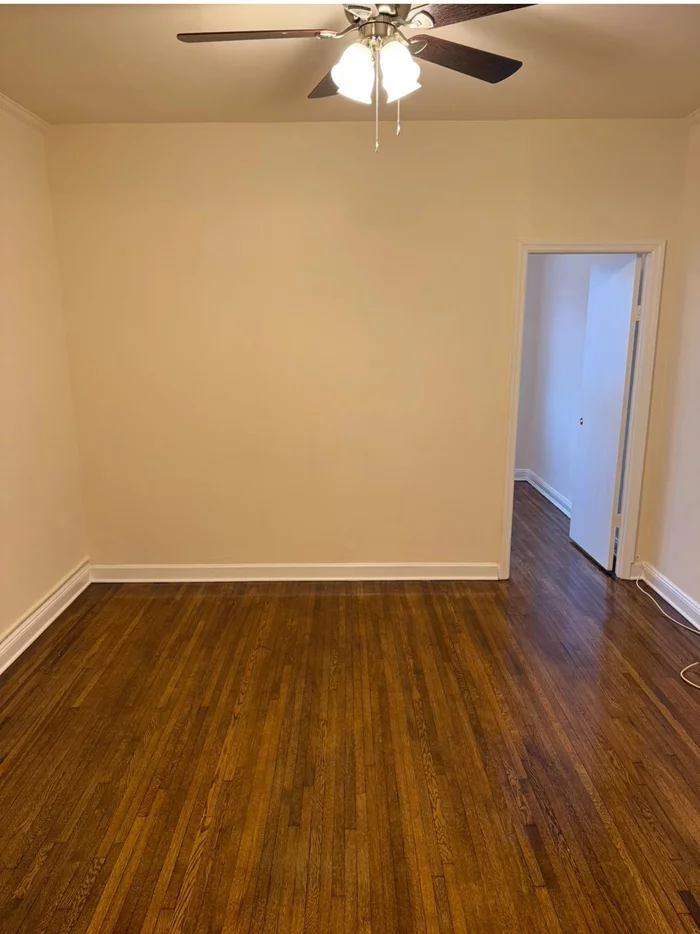 Beautiful and spacious one bedroom apartment in the heart of town. Apartment futures a huge bedroom, living room, dining room, office, kitchen, and bathroom. Electric heat. Hot water included. Building has coin operated laundry room. Close to public transportation, parks, shopping, restaurants, and more. Available 2/1/25