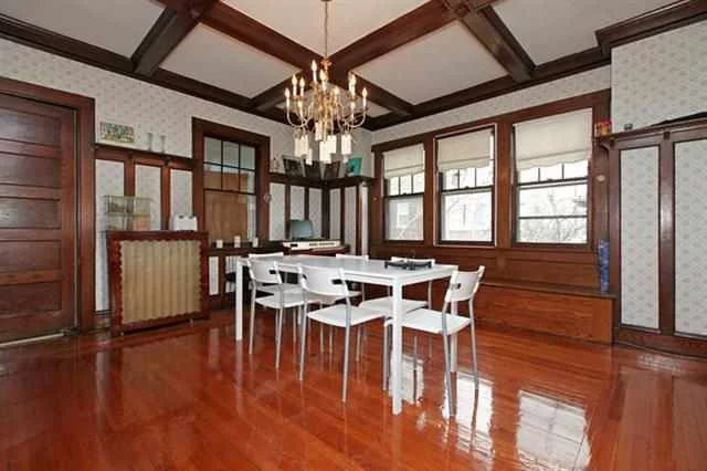 Rare opportunity to own an elegant 4BR/2BTh home off prestigious Blvd East! Beautiful NYC views! original wood moldings, hardwood floors, French doors, and stained glass give odd world charm. Oversized lot with garage parking + driveway. Washer/dryer full finished basement and attic. Formal LR and DR. Renovated bathroom. 1 Block in from Blvd East! Backyard and pool great for entertaining. Do not miss this incredible opportunity!1