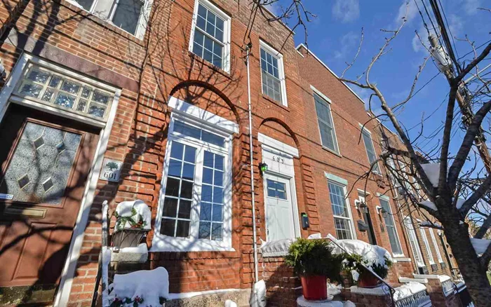 Renovated, modern updated Brick Townhouse style Single Family on Gregory Avenue. 1/2 Block major transportation, NYC via jitney buses run all day NJ transit. Free Weehawken Residents shuttle nearby waterfront light rail to Hoboken/JC/Ferry. Open plan living room; kitchen w/wood cabinets, Stainless steel fridge w/ice & water maker, D.W., gas oven range, granite counters, glass tiled back splash. Dining room opens private backyard from door sliders. Hardwood floors, solid wood doors. 2nd Floor- 2 BRs w/ exposed brick; ceramic tiled bathroom, semi-finished dry basement w/high ceilings to finish for added living space w/ front/back entrance. New electric, boiler/hot water heater. Partial views NYC 2nd floor. New front sidewalk. Resident public parking lot 1/2 block. Close waterfront parks, track & field, shops, restaurants. One of top rated school systems in state. Don't miss this opportunity!