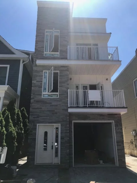 Unique opportunity to own brand new single family new construction home on Hauxhurst Ave in Weehawken. Nearby Blvd East and Park Avenue. Approximately 3, 700 SF , 3-story, fully approved, process of being built. Seller is willing to work with buyer early in the process to choose items such as cabinets and fixtures. 3 car garage, recreation room, laundry room on ground floor, eat in kitchen, living/dining areas, 1 bedroom, 1 full bathroom, powder room, pantry and walk in closet, plus outdoor terrace on 2nd floor. Master Bedroom Suite with full bathroom and walk in closet, plus additional 2 bedrooms and hallway bathroom on 3rd floor. 2 HVAC units for central A/C/ forced hot air heat. Installing Stainless Steel appliances, hardwood floors ,  ceramic floors in recreation room. Easy 5 minute commute to NYC and Hoboken via Jitney bus, NJ transit bus, light rail and ferry to Midtown and Downtown NYC. Top rated school systems in the state. Don't miss this rare opportunity to move into a brand new house and if purchase earlier enough before sellers order then buyer can pick own colors for kitchen and bath!!!