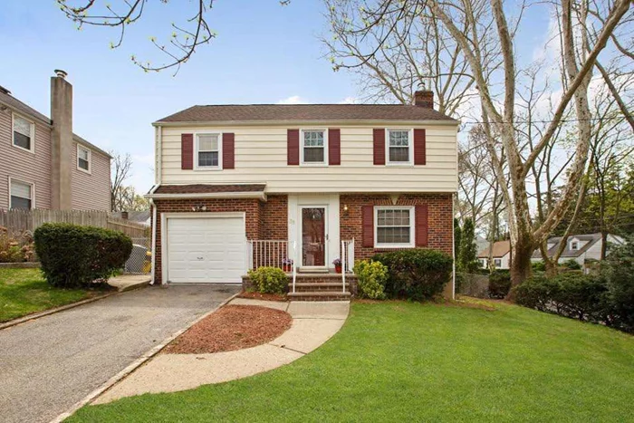 Very well maintained 4 bedroom/1.5 bathroom Colonial on 60x100 corner lot in Teaneck. This inviting home features hardwood floors throughout with living and dining room areas perfect for entertaining. Sunny kitchen, family room and guest bathroom complete the main floor. Top floor comprises 4 bedrooms and one full bathroom. The finished basement has high ceilings and additional space for an office, family room and washer/dryer area. Features include: Central AC, new roof, new water heater(2018), sub pump and french drain. Close to NYC buses, shopping, schools and houses of worship.