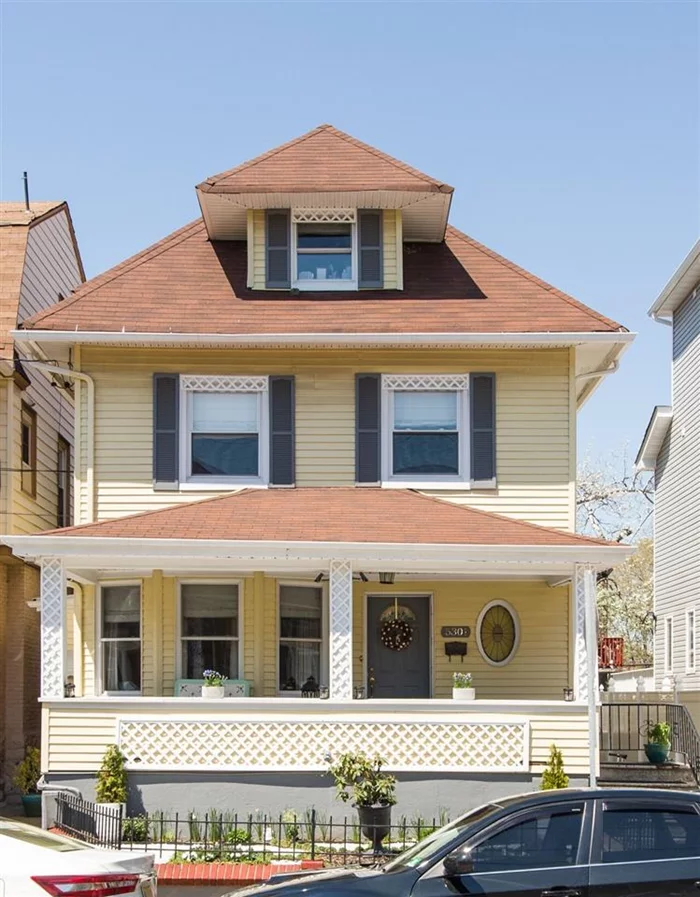 Amazingly fully restored Victorian located on one of West New York's best sought after streets! This beautiful home was completely redone! Featuring a full finished basement with a family room and a large laundry room, first floor features designer kitchen with high end appliances,  Entrance way with Large closet, living room and dinning room, powder room and another family room, 2nd floor features 2 bedrooms with one bath and a master suite with an en suite bathroom. Lastly 3rd floor features 2 bedrooms with bathroom Third floor has a skyline view of NYC. Parking included! Perfect for commuters to NYC bus stop is a short distance away.