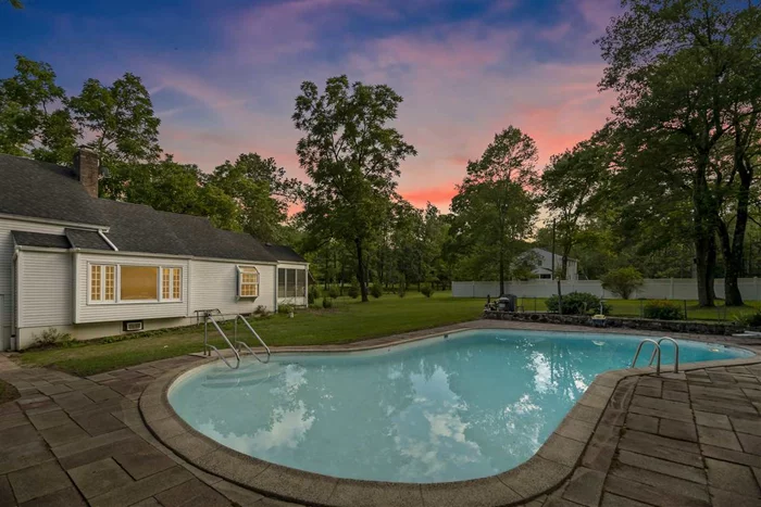 With just under 3 acres on historic Childs road, this well-maintained home presents the perfect opportunity to get into a highly rated school system with all of the features you've been looking for at an extremely affordable price! ***BRAND NEW SEPTIC SYSTEM! A large in-ground swimming pool with pool house surrounded by pleasant gardens, mature trees providing privacy and shade. The home is just under 3000 square feet with 4 bedrooms and 3 full bathrooms, 1 powder room. A renovated kitchen, fresh paint, and recently refinished wood floors make this property the perfect place to call home! Don't miss this opportunity! With a few small cosmetic improvements, this home can compete with the million-dollar properties surrounding it!