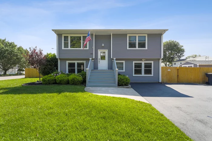 Move-in ready, this maintenance-free stunning Bi-level is located in the East Dover section of Toms River. Newly renovated this three-bedroom two-bath home features, an open eat-in kitchen, and living room concept. This home boasts granite countertops, stainless steel appliances, hardwood floors, and ceramic tiles. The lower level features a family room and a full bath, this large room can be converted into a fourth bedroom or even an office. French doors open onto an amazing patio and backyard, with a fenced-in above-ground pool area, and a shed for storage. Approximately in the last 10 years or less, the following units have been replaced, the furnace, the air conditioning system, the hot water heater, and even the roof. There is even a sprinkler system that is on a well, which includes a drip line that runs through the beautifully landscaped flower beds. What more could you ask for, well there are solar panels which make this magnificent home energy efficient!