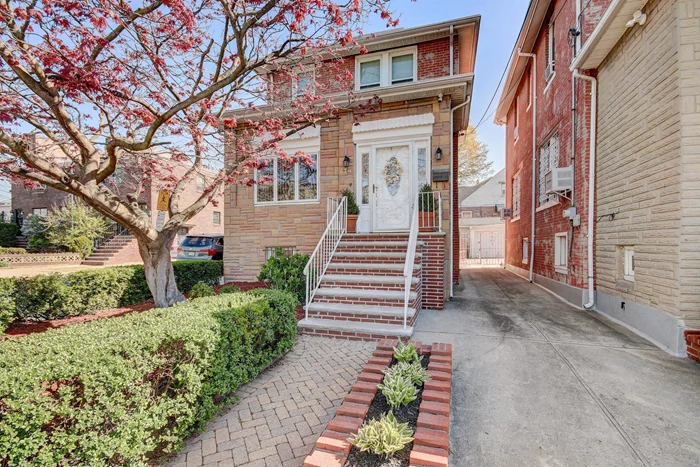 Rare Opportunity to purchase this picturesque home ideally located across from North Bergen's coveted James J Braddock North Hudson Park. This charming corner, immaculately maintained, single-family home exudes warmth and comfort. Step inside to discover a cozy yet spacious interior adorned with hardwood floors, ceramic tile flooring, modern updates, and an abundance of natural light all throughout.  The well manicured outdoor space is perfect for entertaining. You will certainly enjoy hosting summer BBQ's in this welcoming outdoor oasis.  Did someone say PARKING? Yes! This home includes two private garages. A rare find indeed.  Convenience! Easy access to NYC via the Ferry Shuttle & NJ Transit Bus. Walk to the Boulevard where you will find a variety of restaurants and shops. Plus the park offers tennis courts, basketball courts, outdoor fitness area, jogging paths, a beautiful lake and much more!  Please reach out for further information. Open House scheduled for Sunday 1-4pm BY APPOINTMENT ONLY!