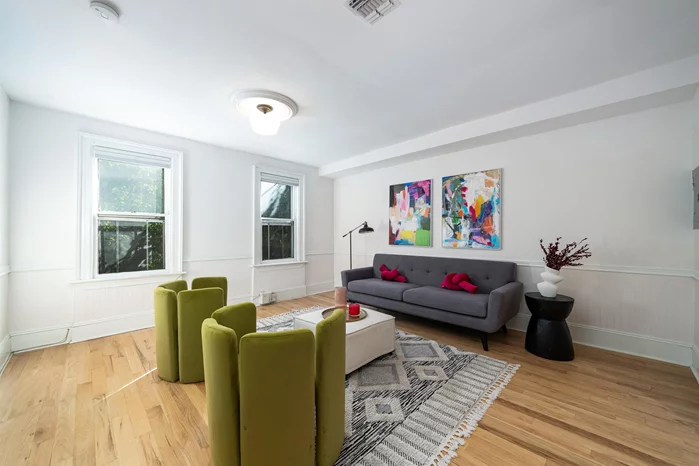 Palatial, Prestigious and Prominent in Paulus Hook. Have you outgrown your 2br/2b condo? Need 3000sf of space but don't want to move to the burbs? Looking for an elusive 4BR home zoned for p.s. 16 but not ready to drop $3ml? 168 Grand comes to the rescue. Sprawled across 3 stories in a coveted Paulus Hook, this 4BR/3.5Bath 2, 980sf home is an entertainer's delight. The crown jewel of the parlor level is an expansive open sunlit kitchen featuring a massive Corian top island, a five-burner stove surrounded by butcher block cutting space, cabinets galore and all the chef's kitchen usual accoutrement. A formal 18x12 dining room with its wall of windows onto a luscious garden will keep your guests from leaving well past their curfew. Add to this a living room, a family room, a piano/library room and four bedrooms and it will take you forever to fill this home with furniture. A plaster wall medallion, ornate cornice work and other historic details dating back to 1860s add a classical and elegant touch to the house, showing off sophistication and craftsmanship from a bygone era. This home is ideally positioned for both NYC commuters (with a PATH train stop just 5 blocks away) as well as for those who need a quick and easy access to NJ turnpike. Surrounded by neighborhood hot spots like Light Horse Tavern, Bistro La Source, Satis, Sam AM, White Star and others, and a stone throw from a gorgeous promenade with its breathtaking NYC views, this location can not be beat. A new Whole Foods supermarket has opened up 5 blocks away. This home is a legal 2FAM home being set up and used as a 1FAM