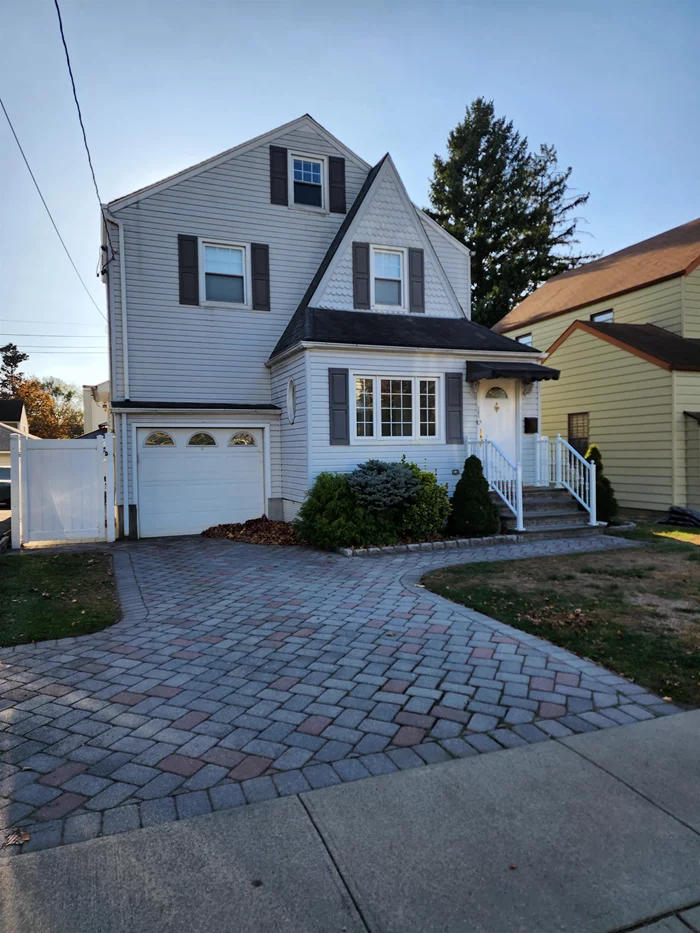 Welcome to this pristine 3 bedroom located in Hasbrouck Heights. This house offers a versatile open floor plan with different living spaces. First level hosts a vestibule that leads into a dining/living room, which proceeds into the family room that opens up into a large bright kitchen. First floor also includes a full bathroom, full pantry, and full access to attached garage. The second level hosts 3 nicely sized bedrooms with plenty of closet space and windows throughout and full bath with pantry. Washer and dryer located on the second level for easy and convenient laundry. The finished basement provides 2 multi purpose rooms. First room is currently a guest bedroom and the 2nd room is an additional family/TV room. The basement also includes a half bathroom and plenty of closet and storage. Finally we come to the back yard large paved patio which incudes a gazebo with fan and fully lit yard. Close to transportation, highways, parks, schools, this home has it all!