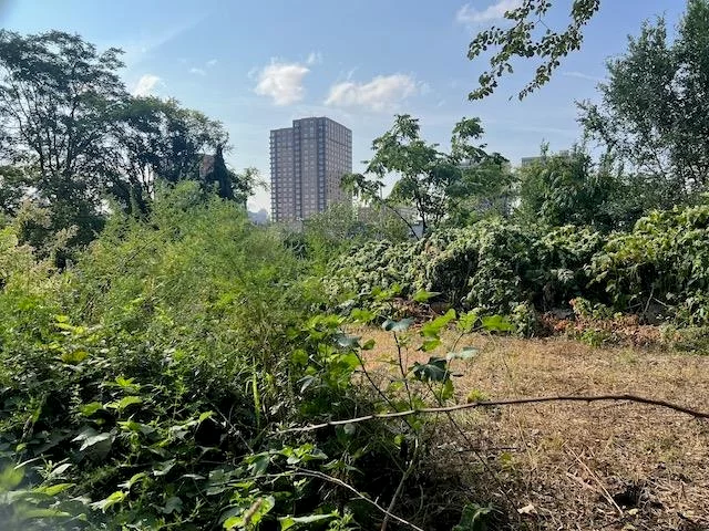 Large piece of land in a great area between jersey city heights and Hoboken. Easy walk to Hoboken light rail. Property already has a curb cut. Possibly able to build 5 units as of right, do your own due diligence. There is a utility easement for 84 foot sewer pipe on the property.