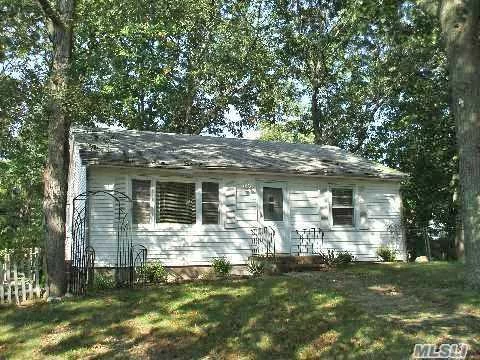 Adorable 2 Br Ranch, Lr W/ Hardwood Flooring, Eat In Kitchen, Basement, Nice Yard, Great Location, Sachem Schools... Home Will Be Spackled & Painted