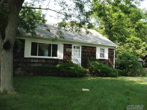 Cape By The Bay. 2Br/1Ba, Cac, Full Basement, Large Stone Fireplace. Gull Pond/Peconic Bay At The End Of Manhanset Avenue. 500&rsquo; To Beach & Boat Ramp. Needs Updating But Plenty Of Room To Grow On This 1/4 Acre.