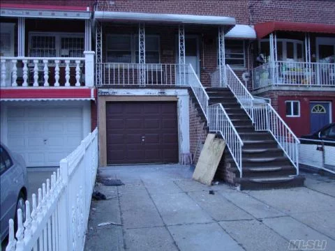 Fully Attached 2 Family Brick Home Across The Street From The Park. Public Transportation Is Literally At Your Doorstep. Minutes To Canarsie Pier.