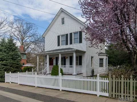 Move Right In To This Charming 2 Bedroom 1 1/2 Bath Colonial With Full Basement And Attic. Totally Redone From Top To Bottom, Inside And Out. Perfect Location Near Village, Shops And Train.