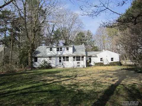 Wonderful Opportunity To Live Close To Town, Rr And Shopping. One Prime Acre Of Flat Land With Beautiful Trees And Plantings. 5 Bedroom House Is A Perfect Weekend Retreat.