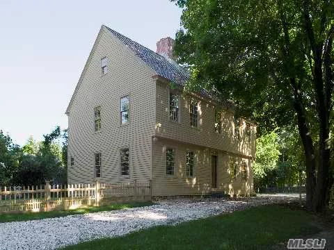 Historic, Colonial Reproduction Custom Built In 2008 On A Charming Country Lane Near Similar, Historic Homes Of 18th Century. Close To Southold Village And Transportation. Terric Spaces For Entertaining.