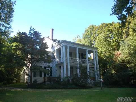 Charming Historic Colonial On 2 Acres In Heart Of Oyster Bay Village; Adjacent To Oyster Bay Cove; Many Original Architectural Details; Renovated By Early 20th Century Architect Bottomley. Owner Interested In Conservation Buyer.