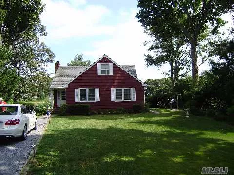 Charming 4 Bedroom Cape On Water With Deep Water Dock. Fireplace; Full Basement