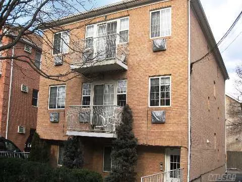 Great Two Bedroom Apartment, Eik, Built In 1998, Terrace, Basement Common Area Includes A Private Storage Locker And Laundry Room. Great Location - 1 Block To Bayside Lirr Station & Bell Blvd. Living Room / Dining Area Approx 12&rsquo; X 26&rsquo;,  Master Bedroom Approx 9&rsquo;8&rsquo; X 15&rsquo;10&rsquo; / 2nd Bedroom Approx 9&rsquo;3&rsquo; X 13&rsquo;7&rsquo;... Parking Spot $100/Mo Extra.