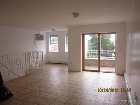 ***6 Years Old Home, 3rd Floor Of A 3 Family, S/D Home, Very Bright !!! All Freshly Painted***   1200 Sqft  Very Large L/R Combined With The D/R, 3 Boxed Bedrooms, 2 Full Bathrooms, Dishwasher, Washer & Dryer Inside Of The Unit, Front Balcony.   Close To Juniper Park, Metropolitan Ave, Great Schools, Close To Banks, Stores, Transportation Q 45, Q29, Q38.