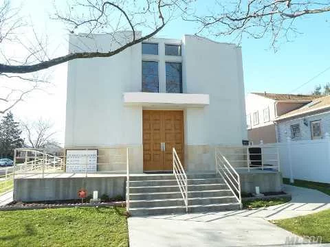 Beautiful Church Available In The Heart Of Bayside. The Church Building Is 3 Years Old And It Features High Ceiling, 2 Bathrooms, Handicap Elevator, And Finished Basement Used As A Fellowship Place. This Church Is Situated In A Quiet Residential Area And Near Major Highway, Mass Transit, Shops, Schools And All. Excellent Condition And A Must See.