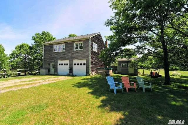 Just Reduced! Almost New, Charming Saltbox Home On Almost Two Acres Of Level Land In East Marion. Custom Wood Throughout, Wood Floors, Craftsman Styling. Perfect Starter Home With Plenty Of Room For Expansion. Truly A Fantastic Bargain! Steps Away From A Beautiful Long Island Sound Beach And Deeded Sound Beach Rights.