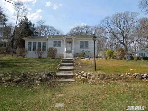 Lovely Cottage With Beach Rights. Living Room, Kitchen With Dining Area, Sunroom, 2 Brs And Bath.