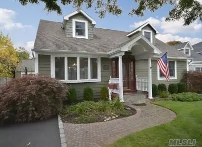 Beautiful Exp.Cape On Tree Lined Sayville Blvd. Large Eat In Kitchen, Ss App., Granite Counters, Tile Floor, Maple Cabintry, Recessed Lighting, Cac, 20 X 20 Family Room/Cultured Stone Gas Fireplace. Master With Jacuzzi Tub.Parklike Fenced Yard With Cedar Deck, Igs, 1 Car Garage