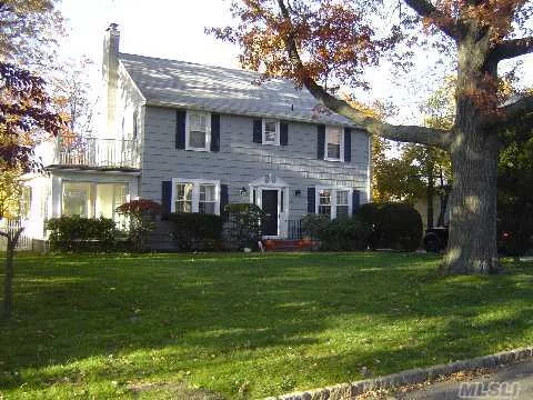 Updated Colonial In Baxter Estates On Quiet Dead End St. W/Waterviews Of Manhasset Bay. 4 Bedrooms, 2.5 Baths, Formal Dining Rm, Living Rm. W/Fireplace, Year Round Sun Room, New Kitchen W/Marble Counters & Stainless Steel Appliances, Hardwood Flrs, Cac, New Baths, Full Basement W/Ose. Igs, Security System. Back Yard Just Sodded With Beautiful Deck!