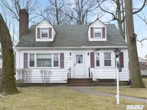 80 X 100 Lot, Cape, Eat In Kitchen, Dining Alcove, 4 Bedrooms, 1.5 Baths, Screened In Porch,  Laundry Room, Fireplace A Must See Home!