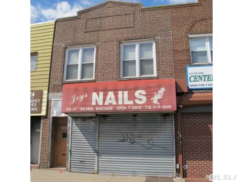 Nice Brick Mix Use Property. Store And 2 Family Located In A Busy Street. Great Location With Many Franchise Businesses Across The Street. Store Has Existing Nail Salon Equipment Included In The Sale. Great For Investor Or User. Priced To Sale!