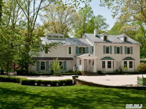 Private Driveway Leads To An Incredible Family Estate.Totally Renovated To Perfection.Grand Entertaining Rms.State-Of-The-Art Gourmet Kitchen W/Hampton Conservatory.Bluestone Patios Overlooking Bucolic Pond On Over 3+Acres.Mstrste W/Soaring Ceiling, Sitrm/Cons.Gunite Pool, Enormous Guest House W/Famrm&Fpl, Bdrm Ste, Gym, 3 Car Garage.Additional 1Bdrm Cottage. A True Gem!