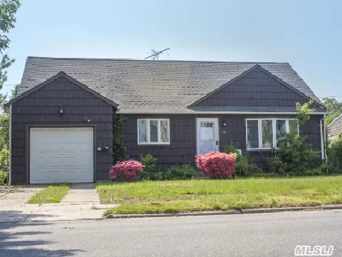 A Dormered & Expanded Cape In North Hicksville 1952 Built, Mostly Original, New Roof Within A Year, Great Neighborhood, Walk To Woodland Elementary. Basic Star Exempt = $919