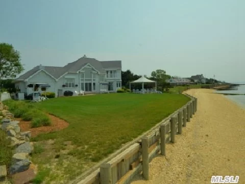 This Is Your Opportunity To Own 120&rsquo; Of Bayfront With Sandy Beach In Southold. Enjoy Views Of The Bay From Just About Every Room. First Floor Master Suite W/ Radiant Heat In Bathroom Floors. Other Amenities: Cac, Stainless Appliances, Cvac, Hardwood Floors, Hurricane Shutters, Professional Landscaping And New Bulkhead In 2011.