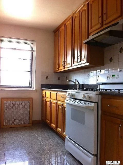 **Great Condition**,  Updated Kitchen New Floors,  Great Lighting,  Multiple Large Closets,  And Best Layout! Secured Building, Gorgeous Lobby. Laundry Room On The First Floor Easy Street Parking. Indoor Garage Parking And Outdoor Parking Available. Half A Block From Park And Buses. Only One Block From School. Close To Supermarket!!