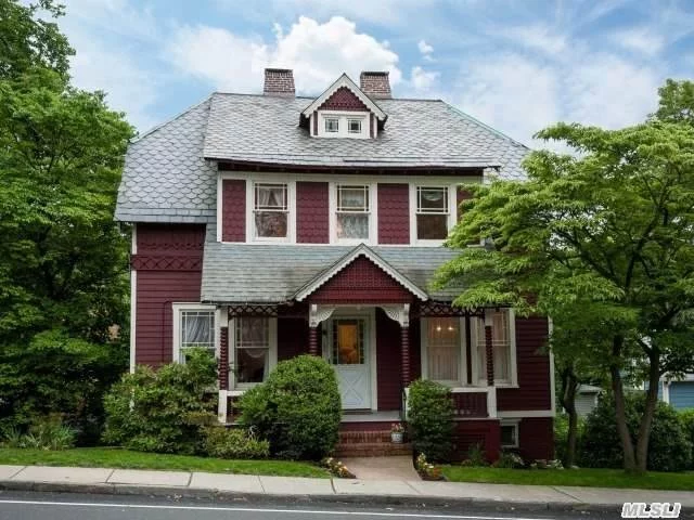 Welcome To This Quintessential Sea Cliff Beauty With Landmark Exterior. Built In 1890, It Offers All The Original Details Of Its Period. The Updated Eat-In Kitchen With Radiant Heat And Butler&rsquo;s Pantry Is Drenched With Sunlight And Offers Lush Views Of Its Natural Setting. A Full, Finished Lower Level Can Be Accessed By The Back Porch And Has A Rustic Den With Fireplace.