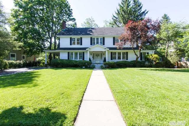 Rare Find, Wonderful 1926 Spacious & Gracious Colonial **Main Level Also Has An Attached Professional Office With Large Den/Waiting Rm, Powder Rm, Study, Reception Area + Storage, 2 Offices With Private Entrance.