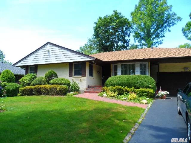 Easy Living In This Beautiful Expanded Ranch, Featuring Over Sized Rooms Quiet Mid Block Location, Herricks Schools, New Roof, Open Floor Plan, Den W/Fpl, Master W/En Suite, Finished Basement W/Egress And 3 Large Rooms Plus Full Bath And Enormous Cedar Closet