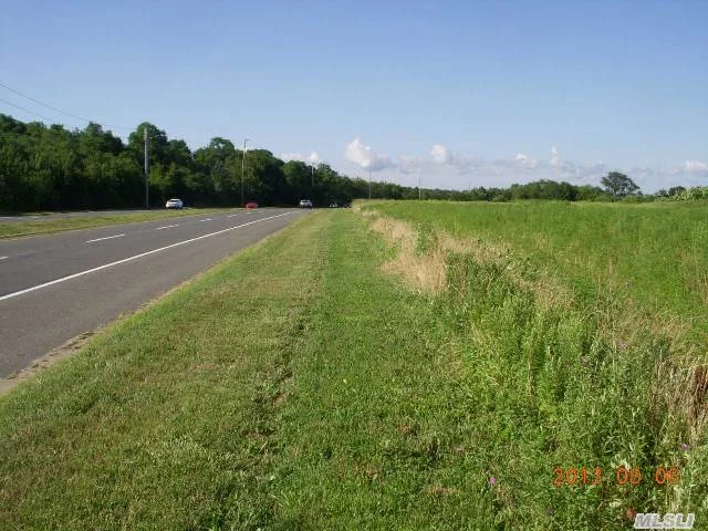 Level Agricultural Land With Frontage On Two Roads. Many Agricultural Usages, Perfect For A Vineyard.